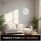 Clockswise 11" Modern Minimalist Round Wall Clock Analog Display Step Movement Mechanism Easy-to-Read Timepiece for Living Room Kitchen Office or Bedroom Wall Decor
